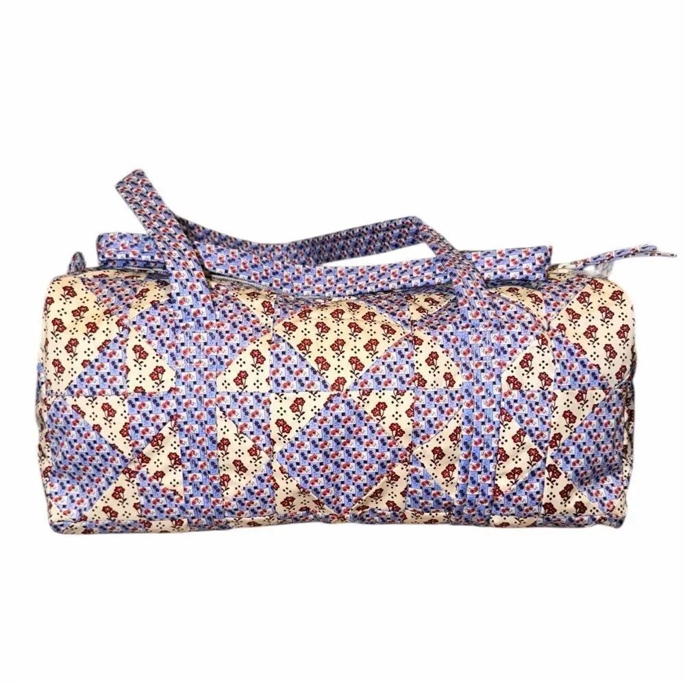 Vera Bradley Small Original Duffel Rachel Ditsy Patchwork Premium Cotton NWOT